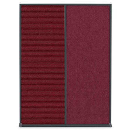 United Visual Products Single Door Radius Plus Corkboard, 18"X UV8000PLUS-GOLD-PEARL